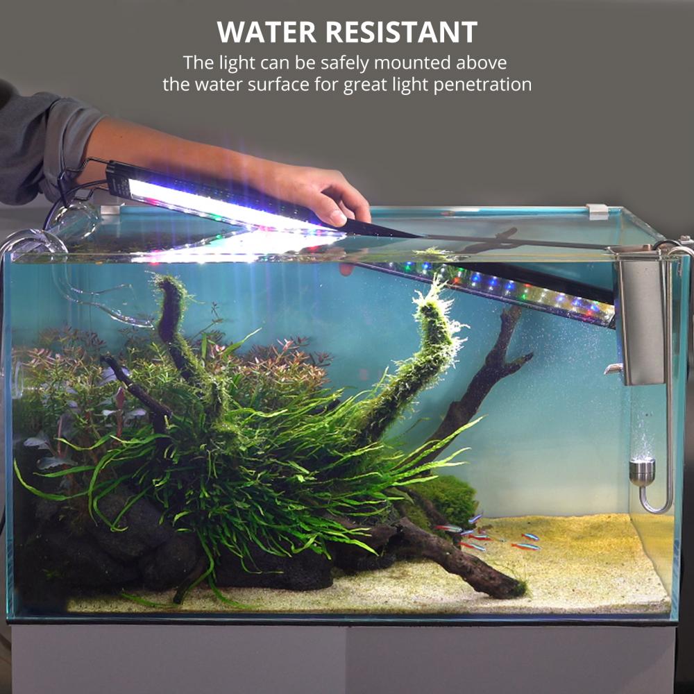 أقواس وحدة تحكم الموقت LED LED Aquarium Lights للنباتات