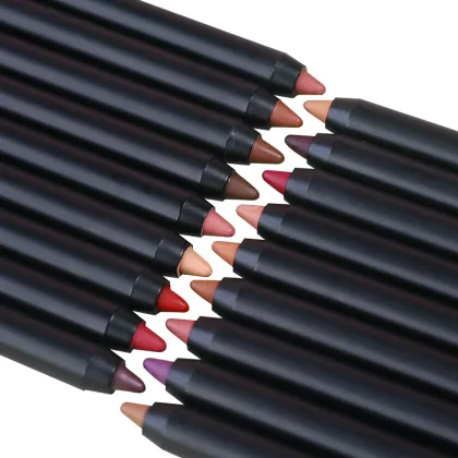 Wholesale Custom Logo Matte Waterproof Deep Brown Lip Liner
