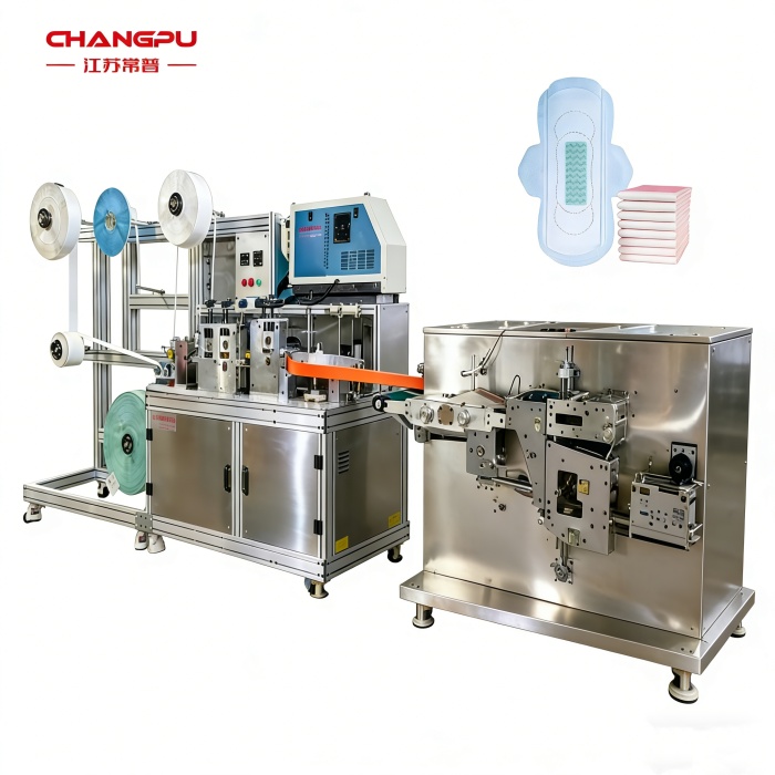 Máquina de toallas sanitarias CP con plegado