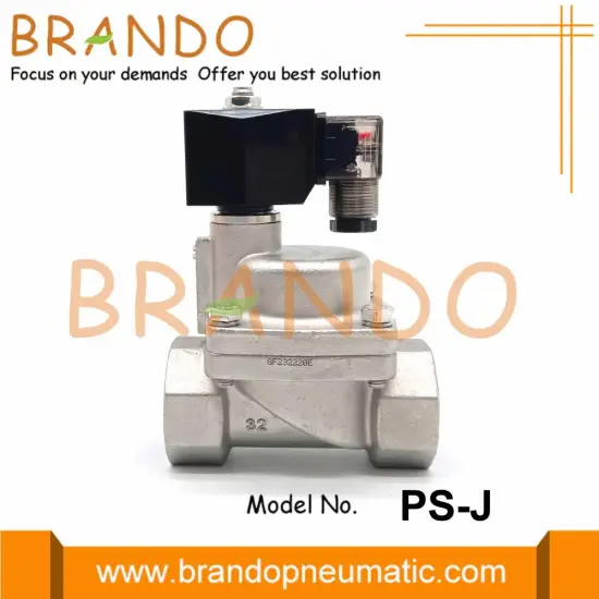 Steam Stainless Steel Solenoid Valve 1-1/4'' 1-1/2'' 2''