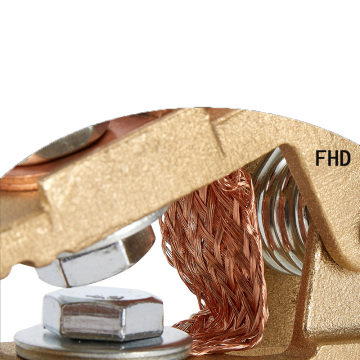 Copper Grounding Clamp for Welding Machines: 500A Capacity