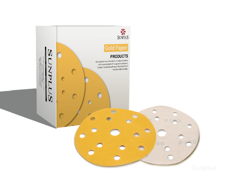 Sunplus Stearate Abrasive Gold Paper Lattice Carta carta vetrata