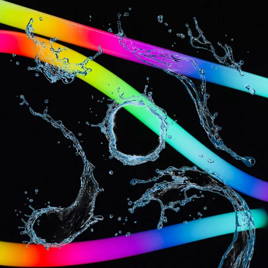 360 Degree DMX RGB LED Tube Pixel Neon Flex Round