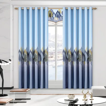 Flora Printed Polyester Fabrics: Digital Printing for curtains