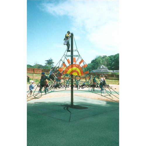 Wooden Freestanding Net Climber For Kids