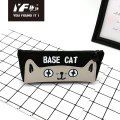 Custom base cat cute canvas pencil case