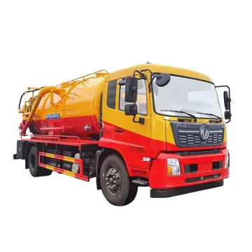 6000 Liters Dredging Cleaning Truck: Suction Machine with Engine-Driven Vacuum Pump