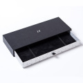 Schublade Folie benutzerdefinierte Logo Packing Watch Box Schwarz