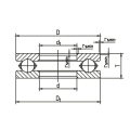 single-direction Thrust Ball Bearing SS51105