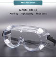 Aprobata CE Przeciwmgielne medyczne pełne okulary ochronne