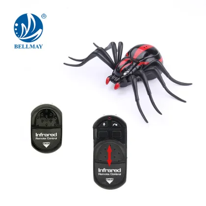 Toys rc infrared black remote control spider