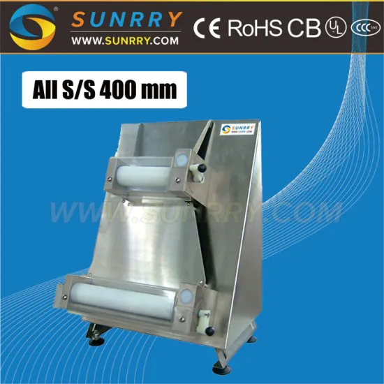 Pizza dough roller machine Pizza: Max. 400 mm electric pizza dough roller machine (SY-PS400 SUNRRY)