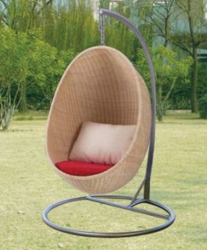 good looking Europe outdoor hanging chair with Aluminum fram