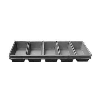 5 Slotted Glazed Aluminum Loaf Pan