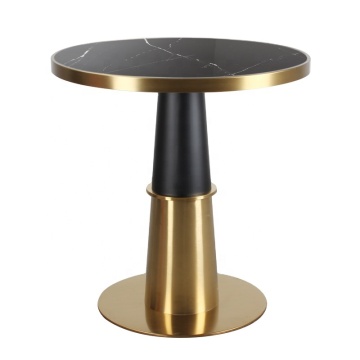 Luxury Artificial Marble Gilding Edge Coffee Tables - Used Furniture SP-RT302