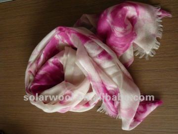 Merino knitted cashmere scarf