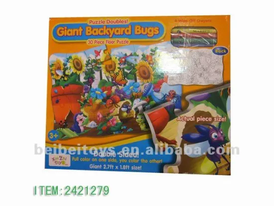 Backyard and Bugs Painting Jigsaw Puzzle