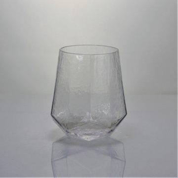 Diamond Shaped Crystal Glasses Whiskey Tasting Glass Tumbler