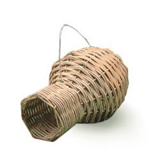 Percell Vaseformad Medium Rattan Bird Nest