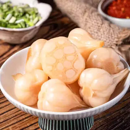 Homemade Sweet Garlic Pickled Vegetables