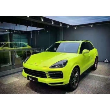 Magic Coral Golden Fluorescent Yellow Car Wrapping Film