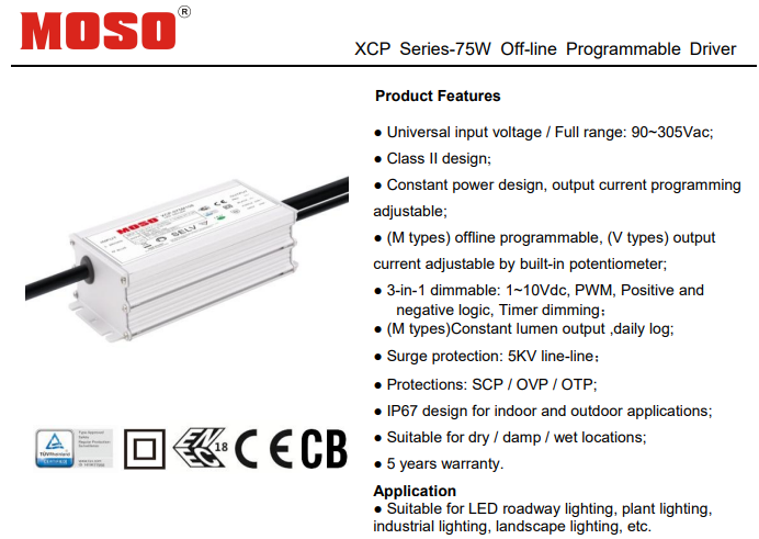 Moso Xcp 075w Led Driver 3