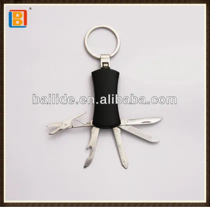 2017 Hot China Promotional Multifunction Pocket Mini Gift Key Ring Knife