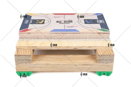 Customised Solid Wood Multi-Layer Sport Floor Design