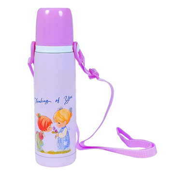 Pink Solid SUS304 Stainless Steel Vacuum Flask