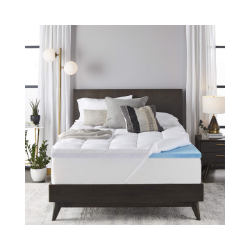 Custom Airflow Design 1.5 Inch Swirl Mattress Pad