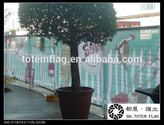 Fence Banner , Large Fabric Backyard Banner