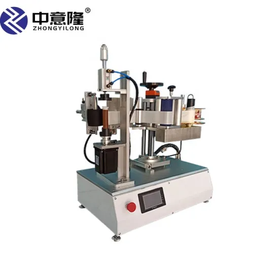 Semi Automatic Flat and Round Bottle Labeling Machine