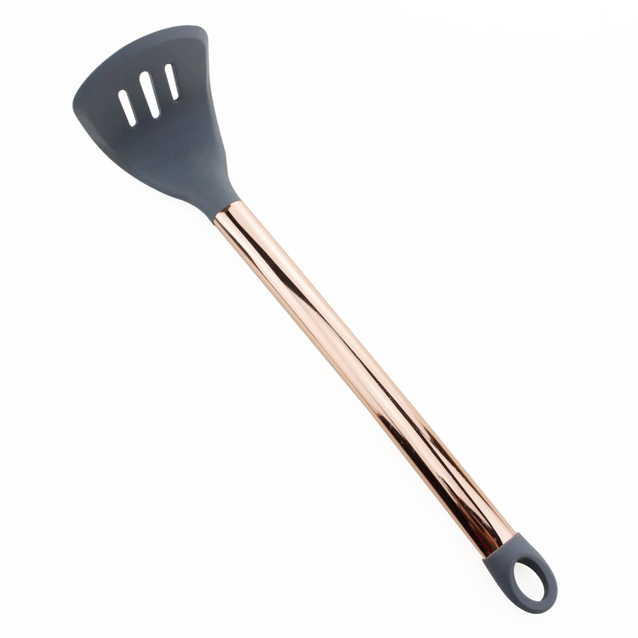 Utensilio de cocina de silicona que mezcla la cuchara para servir.