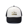 Custom Outdoor Foil Print Polyester Foam Mesh Cap