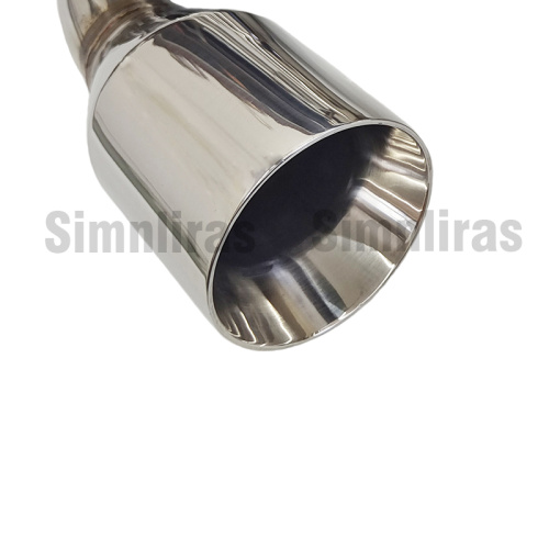 Edelstahl Ford Focus ST225 3 "Catback-Auspuffanlage 04-11 mit zwei Auspuffspitze