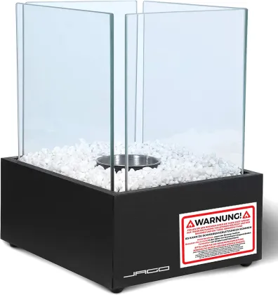 Lareira Mini Chimenea Living Fire Outdoor Tabletop Fireplace Quemadores Bioetanol