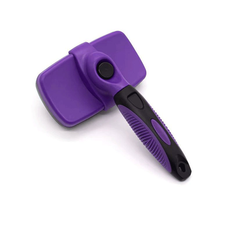 পোষা প্রাণীদের জন্য কার্যকর বেগুনি চুল অপসারণ চিরুনি