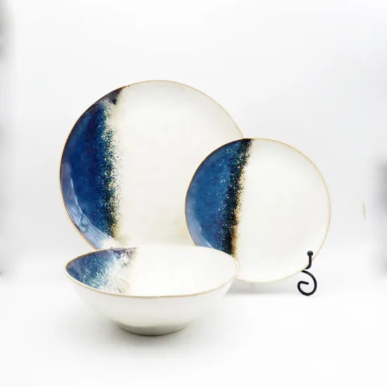 Customized Color Stoneware Dinner set For Home