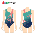 Crystal Rhinestone Gymnastic Leotard for Girl