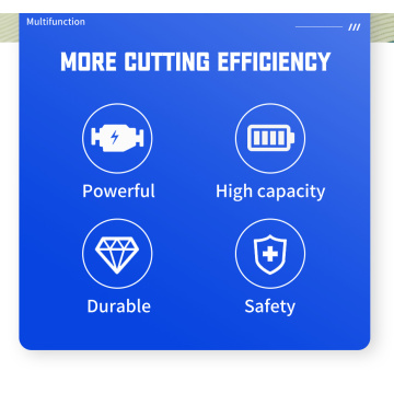 Tijeras multifuncionales de cizallamiento eléctrico de 300mAh