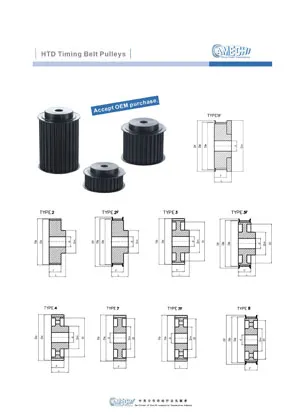 HTD Timing Belt Pulleys