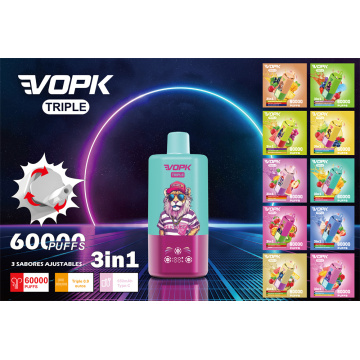 VOPK Vape Triple Flavors 60000 Puffs EU Wholesale