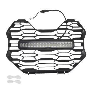 YongJin Can Am Commander Front Mesh Grille with LED Light Bar