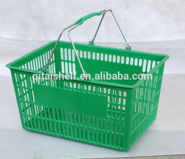 Best seller shopping Plastic basket with handles