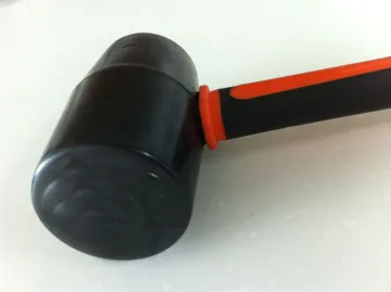Rubber mallet with TPR handle