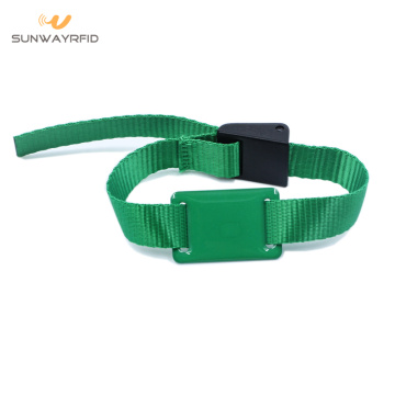 NTAG213 Nylon RFID Wristband with Adjustable Lock