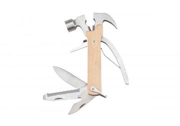 Outdoor  multifunction wood handle hammer tools