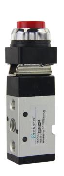 1/4"Mechanical Valve 2/5 Convex Round Button