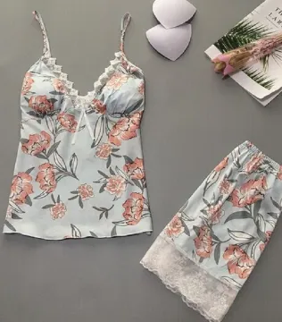 Sexy Girls Camisole Pajamas with Suspenders