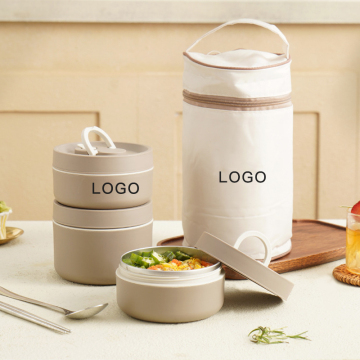 Custom Eco-Friendly Plastic Stainless Steel Insulated Lunch Box for School Children
